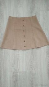 Sukně  New Yorker zn. AMISU vel. 36 světle hnědá