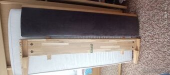 Manželská postel z masivu