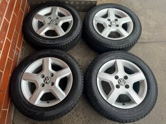 Alu 14" 4x100 orig. VW, UP, Citi-go , zimní 75%