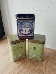 Kovová krabička / dóza na čaj