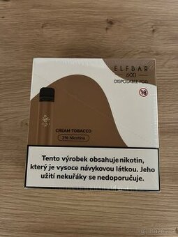 Jednorázové cigarety - cream tabacco