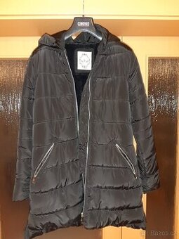 Prošívaná zimní delší bunda / kabát vel.S