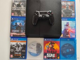 PS4 1TB + 8 HITŮ 🚀