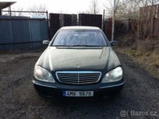 Mercedes S w220 400 CDI Long, prodám náhradní díly