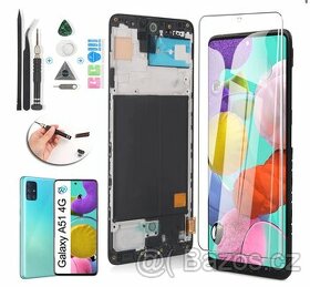 Samsung Galaxy A51 A515F - LCD Displej + Dotykové Sklo + Rám