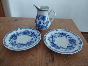 Mlékovka s podšálky cibulák Thun