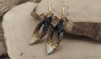 Náušnice ve tvaru listu - 1