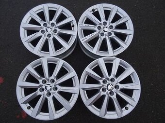 Alu disky originál Škoda, 16", 5x100, ET 40, šíře 6,5J