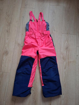 Dětské lyžařské kalhoty s laclem 122/128