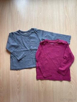 2x Triko s dl.rukávem zn. Lupilu vel. 86/92