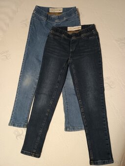 Dívčí džeginy, cena za 4 ks, vel.134/140