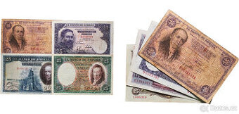 Predám staré bankovky (2) - Španielsko