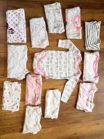 mix oblečení 74 - 80 holčička 9 - 12 měsíců