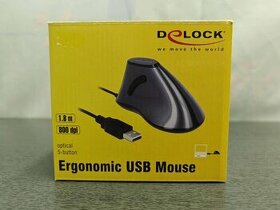 Ergonomická vertikální optická myš Delock