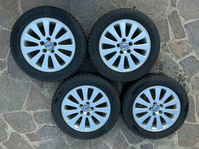 Sada 16" alu disků Volvo + zimní pneu (vzorek >7,5 mm)
