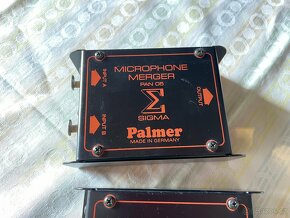 2x Palmer PAN 05 Microphone merger