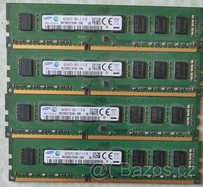 16GB DDR3 1600 PC3 12800U 2Rx8 CL11 1,5V Samsung (4x4GB)