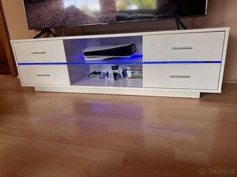 Televizní stolek s led osvětlením