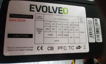 ATX ZDROJ 400W EVOLVEO - 1