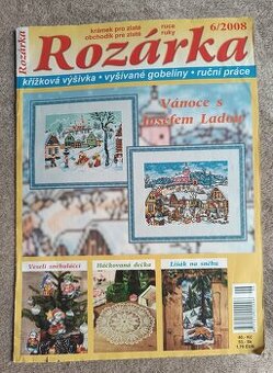 Rozárka vyšívání, gobelín Josef Lada, Alfons Mucha