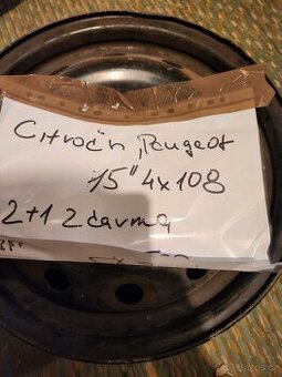 Disky 15 palcu 4x108 Citroën, peugeot