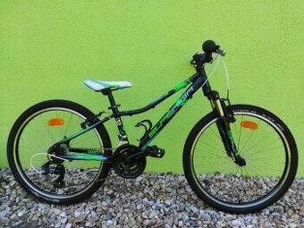 Značkové dětské horské kolo Superior 24 "(černá/zelená)
