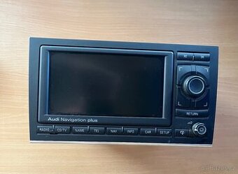 Středový panel 2din rádio, climatronic a rám (A4 b6)
