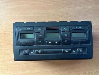 Středový panel 2din rádio, climatronic a rám (A4 b6)