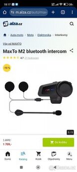 Interkom na motorku