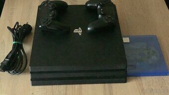 Ps4 pro 1tb + 2x ovladač + hra FIFA 17