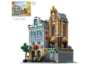 2x LEGO (31141), Creator 3 v 1: Hlavní ulice (MOC MODULÁR)