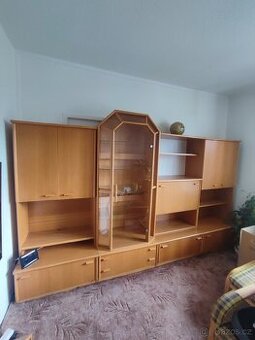 Obývací stěna , konferenční stolek, knihovna