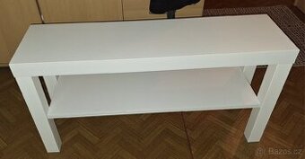 Bílý stolek pod TV ikea