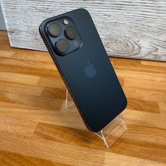 iPhone 15 Pro 256GB, modrý Titan, eSIM (rok záruka)