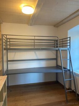 IKEA postel se stolem (Svarta)