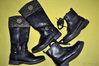 dívčí kozačky Michael Kors v.33,další Lasocki 33, 35