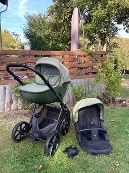 Kombinovaný kočárek RIKO NESO 3v1 + AUTOSEDAČKA –od narození