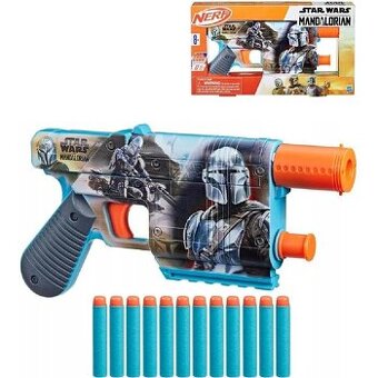 nerf star wars the mandalorian pistole se zásobníkem