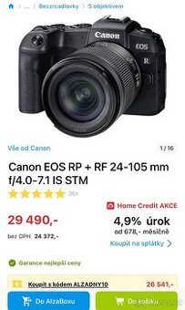 Canon EOS RP + RF 24-105 mm f/4.0-7.1 IS STM