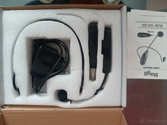 Bezdrátový náhlavní  mikrofon Stagg SUW 12H-BK