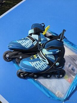 Rostoucí kolečkové brusle velikost 33-37.