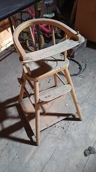 Dětská jídelní židlička - se stolečkem