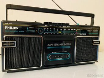 Radiomagnetofon Philips D 8060, rok 1987