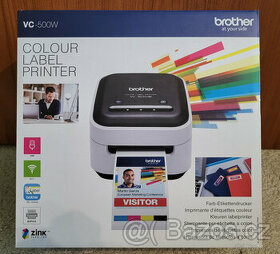 Tiskárna barevných štítků Brother  VC-500W