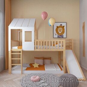 Nová dětská postel patrová postel 90x200 - 1