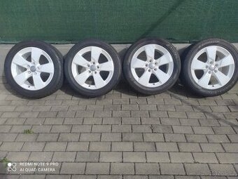 Sada AL kol 17" originál Audi vč. letních pneu