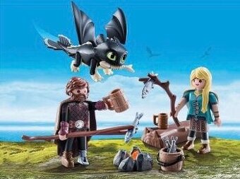 Playmobil Dragons 70040 Škyťák a Astrid s dráčetem