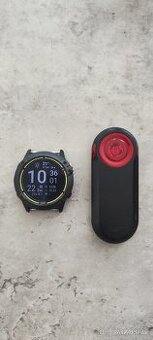 Garmin Enduro solár titan+Garmin Varia radar