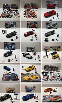 Lego Speed Champions sestavené s návodem