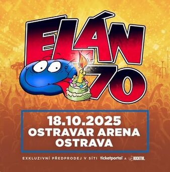 Elán 70 Ostrava, stání před podiem